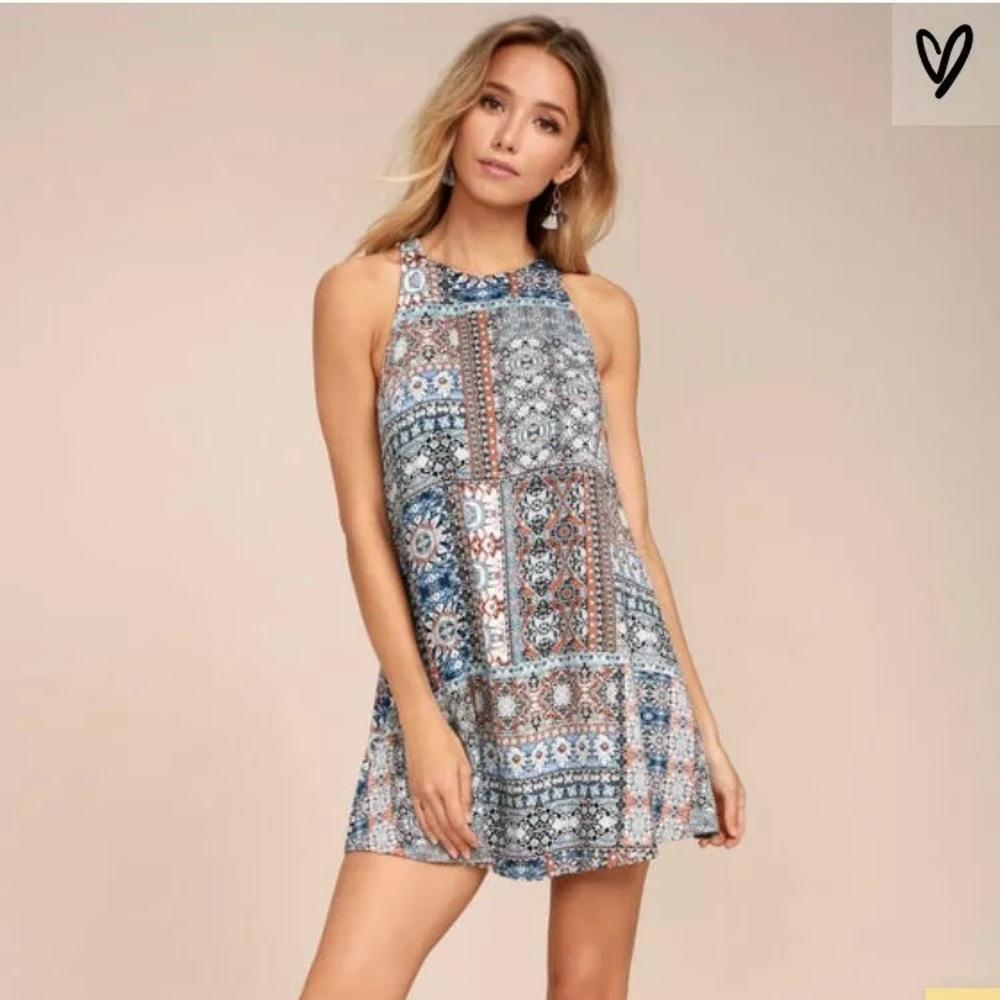 Bohemian print sundress